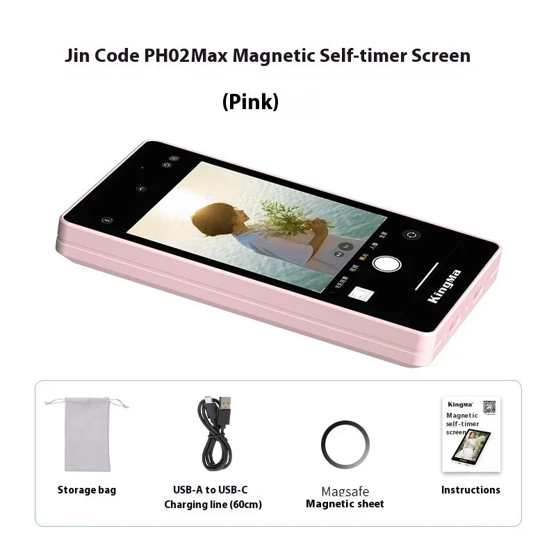 Kingma PH02 Max Selfie Stick Magnetic Selfie Live Streaming Vlog Display Screen Photo Wireless Remote Control Selfie Monitor